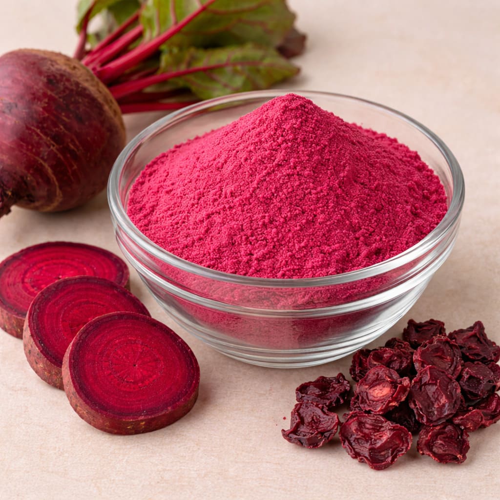Solar Dried Beetroot Powder