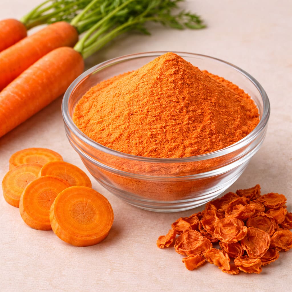 Solar Dried Carrot Powder